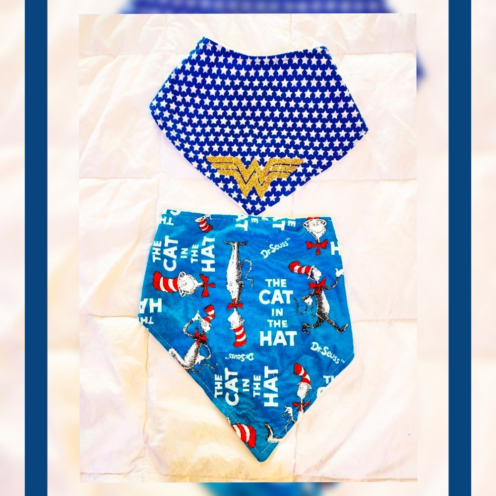 👶 2 NEW Custom Made Ecofriendly BiBdana Bibs 👶